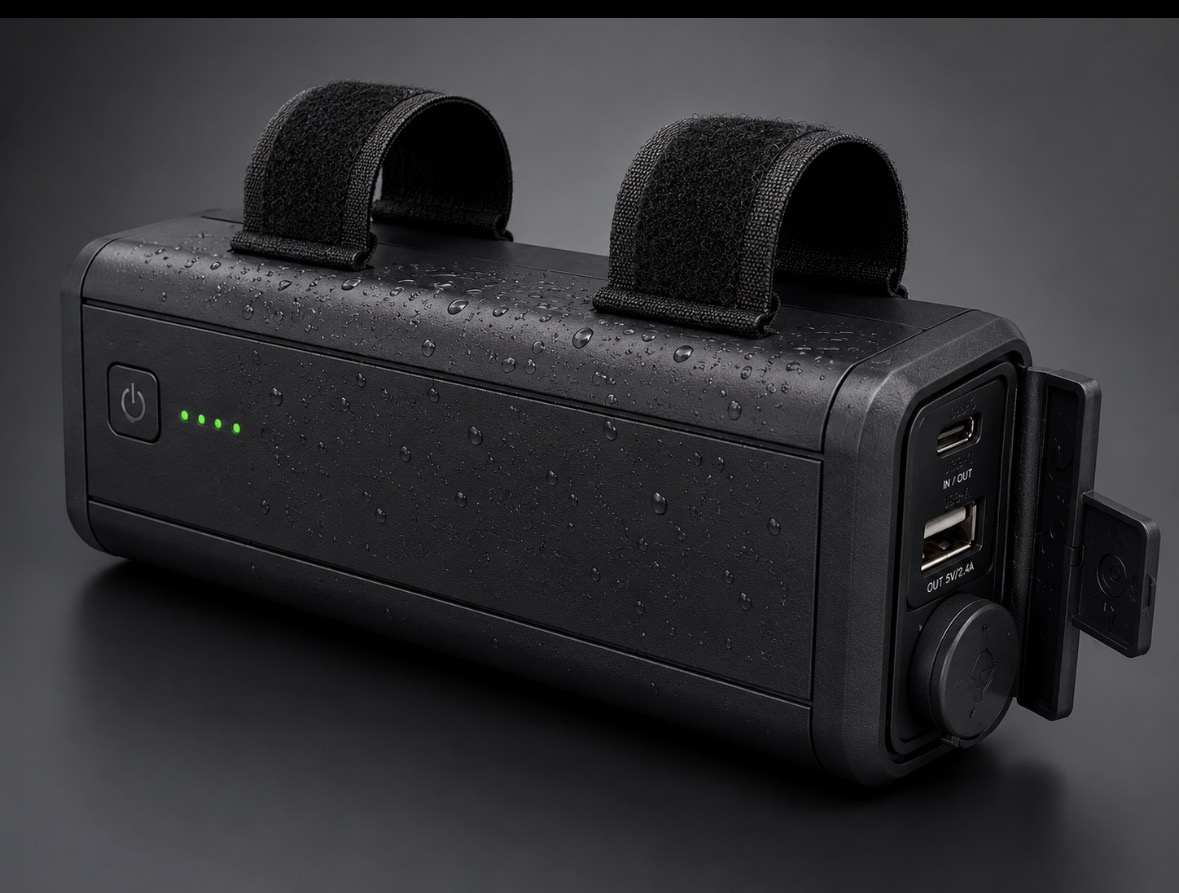 Concept de batterie externe compacte pour fauteuil roulant électrique